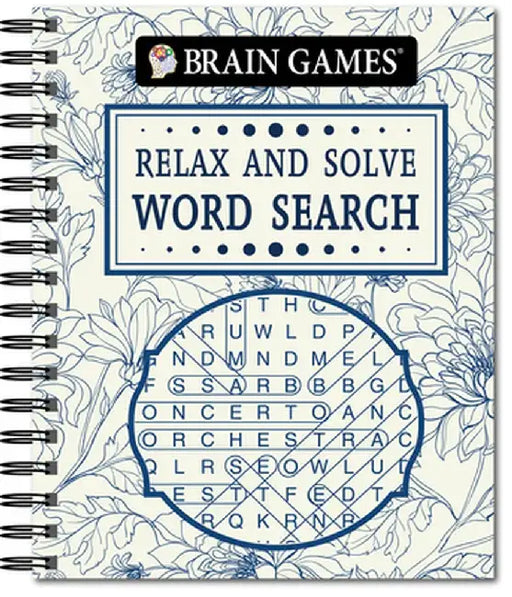 Brain Games Relax & Solve Word Search by Pil Edited