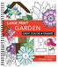 Large Print Easy Color & Frame - Garden (Adult Coloring Book) by New Seasons