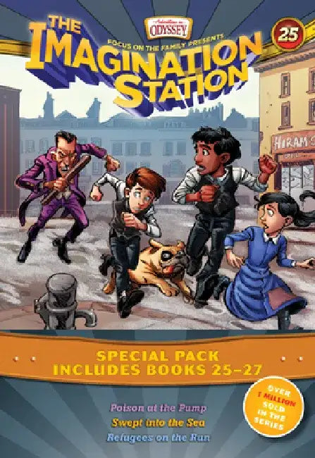 Imagination Station Books 3-Pack: Poison at the Pump / Swept Into the Sea / Refugees on the Run by Marianne Hering