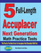 5 Full-Length Accuplacer Next Generation Math Practice Tests: The Practice You Need to Ace the Accuplacer Next Generation Math Test by Reza Nazari