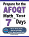 Prepare for the AFOQT Math Test in 7 Days: A Quick Study Guide with Two Full-Length AFOQT Math Practice Tests by Reza Nazari
