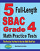 5 Full-Length SBAC Grade 4 Math Practice Tests: The Practice You Need to Ace the SBAC Math Test by Reza Nazari