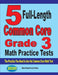 5 Full-Length Common Core Grade 3 Math Practice Tests: The Practice You Need to Ace the Common Core Math Test by Reza Nazari