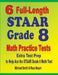 6 Full-Length STAAR Grade 8 Math Practice Tests: Extra Test Prep to Help Ace the STAAR Math Test by Michael Smith