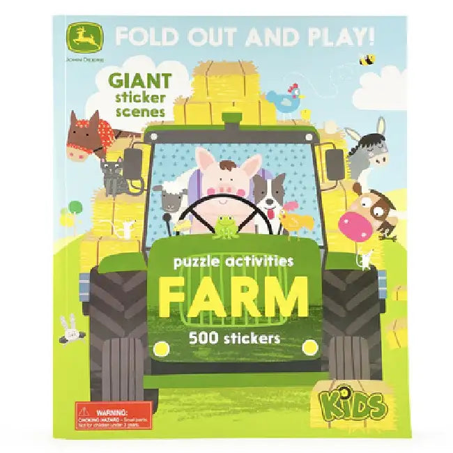 Farm: 500 Stickers and Puzzle Activities: Fold Out and Play! by Cottage Door Press