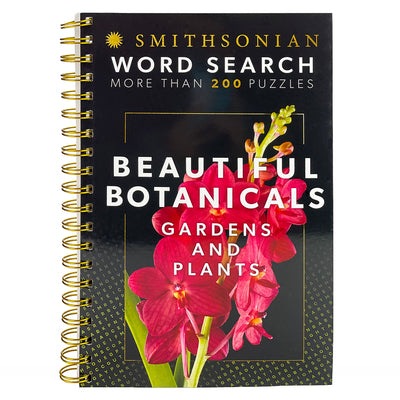 Smithsonian Word Search Gardens & Plants Beautiful Botanicals by Parragon