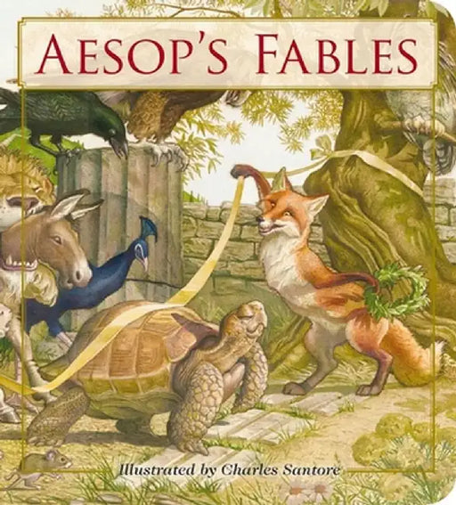 Aesop's Fables Oversized Padded Board Book by Charles Santore