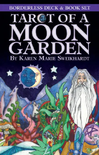 Borderless Tarot of a Moon Garden by Karen Marie Sweikhardt