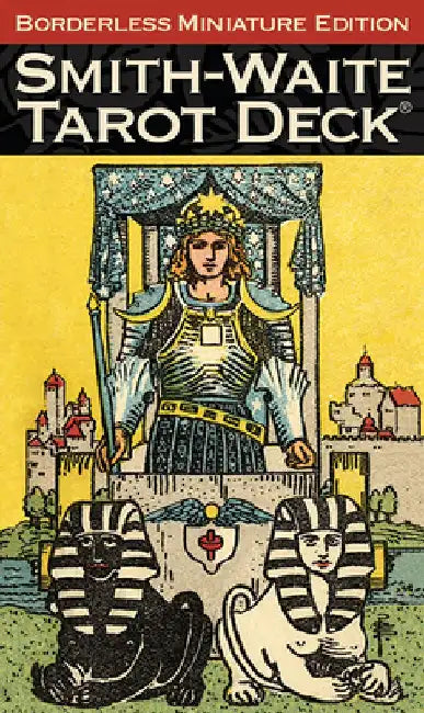 Smith-Waite(r) Tarot Deck Borderless Miniature Edition by Pamela Colman Smith