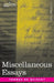 Miscellaneous Essays by Thomas de Quincy