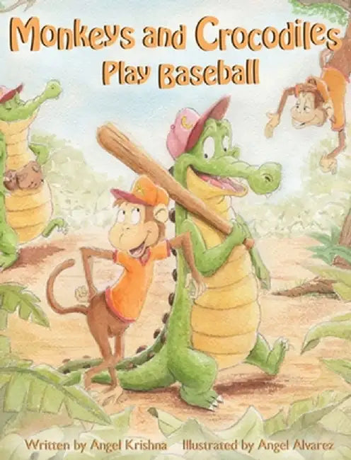 Monkeys and Crocodiles Play Baseball by Angel Krishna