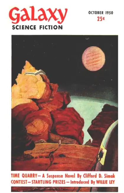 Galaxy Science Fiction, October 1950 by Clifford D. Simak, Theodore Sturgeon, Richard Matheson