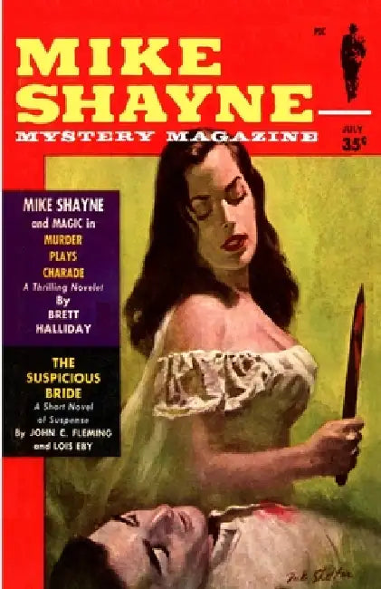 Mike Shayne Mystery Magazine, July 1959 by Brett Halliday, John C. Fleming, Lois Eby