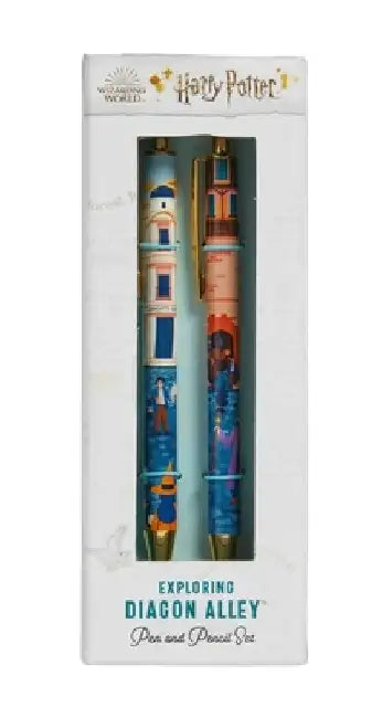 Harry Potter: Exploring Diagon Alley Pen and Pencil Set (Set of 2) by Muti