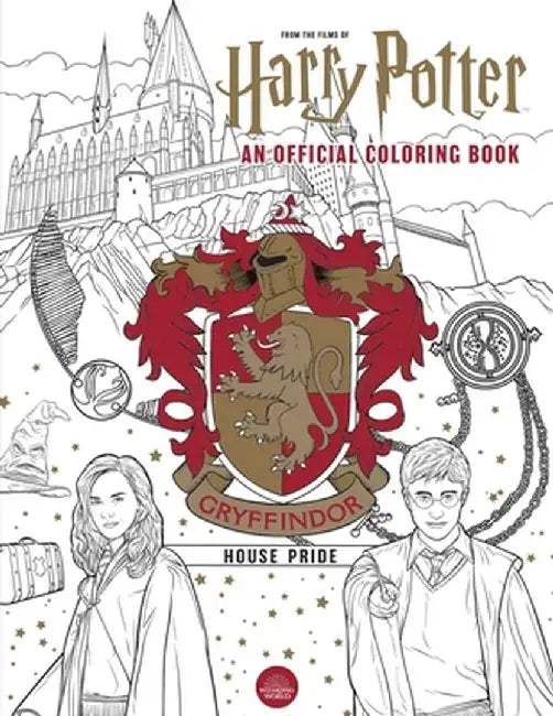 Harry Potter: Gryffindor House Pride: The Official Coloring Book: (gifts Books for Harry Potter Fans, Adult Coloring Books) by Insight Editions