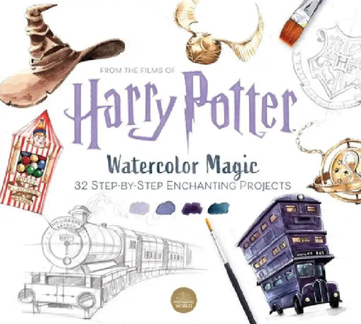 Harry Potter: Watercolor Magic: (harry Potter Crafts, Gifts for Harry Potter Fans) by Insight Editions