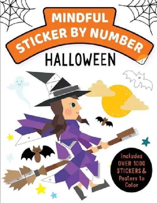 Mindful & Magical Sticker by Number: Halloween: (Iseek) (Sticker Books for Kids, Activity Books for Kids, Mindful Books for Kids) by Insight Kids