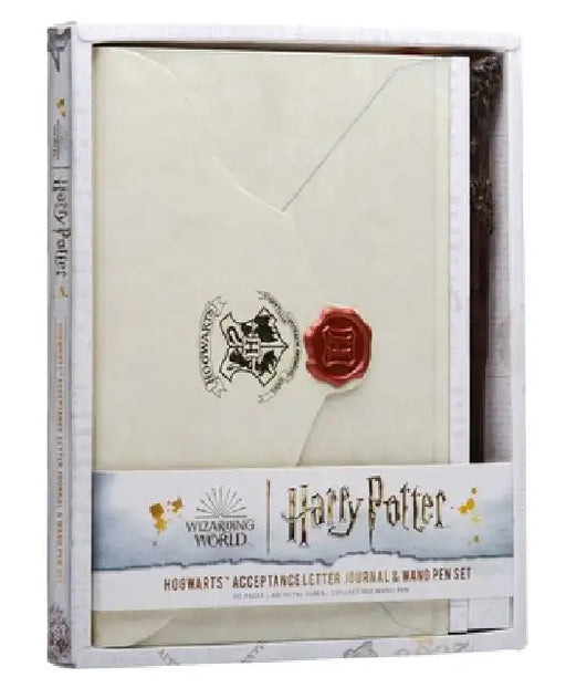 Harry Potter: Hogwarts Acceptance Letter Journal and Wand Pen Set by Insights