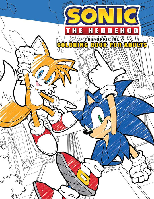 Sonic the Hedgehog Adult Coloring Book