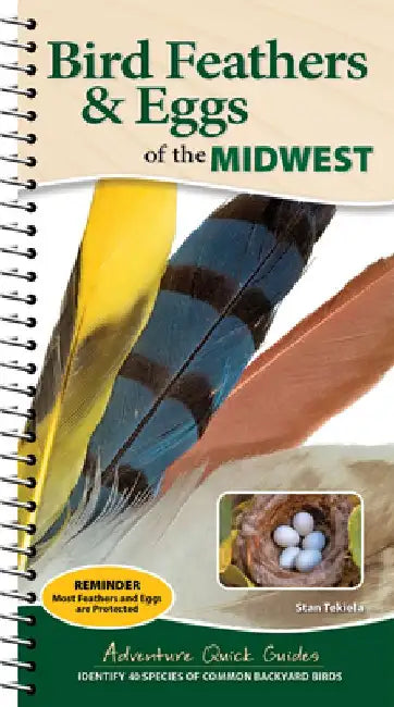 Bird Feathers & Eggs of the Midwest: Identify 40 Species of Common Backyard Birds by Stan Tekiela
