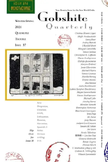 Gobshite Quarterly 37/38, Quadriple Trouble: Winter-Spring-Summer-Fall 2021 by Leanne Grabel