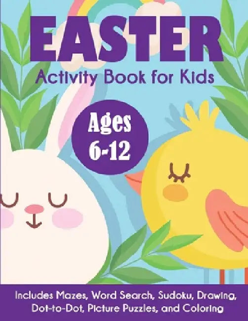 Easter Activity Book for Kids by Blue Wave Press