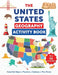 The United States Geography Activity Book: Colorful Maps, Puzzles, Quizzes, Fun Facts by Dylanna Press