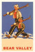 The Vintage Journal Mom and Boy with Skis on Shoulders, Bear Valley by Found Image Press
