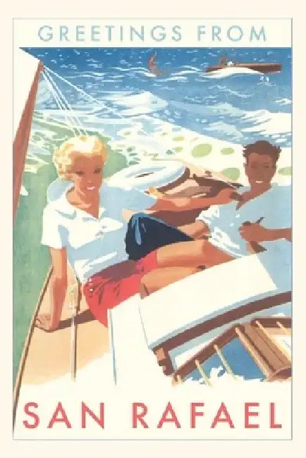 Vintage Journal Greetings from San Rafael, California by Found Image Press