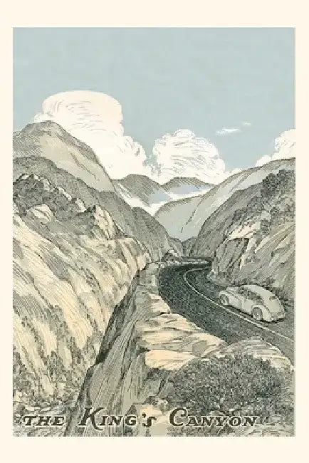 Vintage Journal King's Canyon Poster by Found Image Press