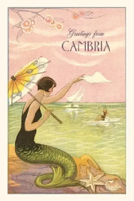 Vintage Journal Greetings from Cambria by Found Image Press