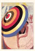 Vintage Journal Manhattan Beach, Woman with Umbrella by Found Image Press