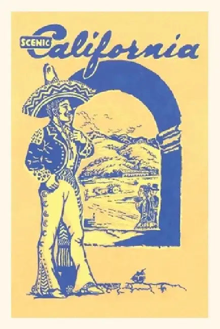 Vintage Journal Scenic California Travel Poster by Found Image Press