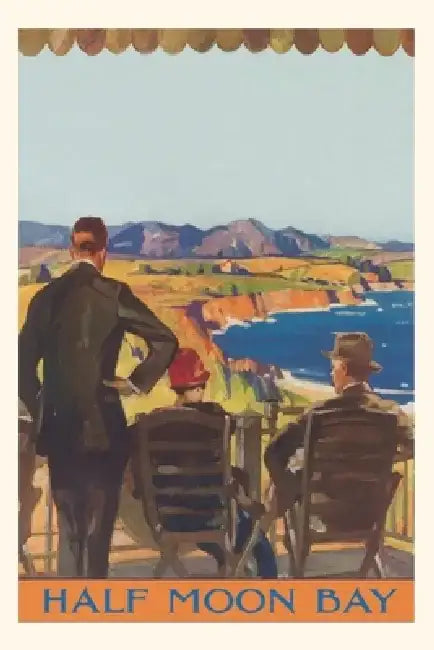 Vintage Journal Half Moon Bay by Found Image Press