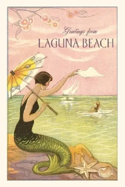 Vintage Journal Greetings from Laguna Beach by Found Image Press