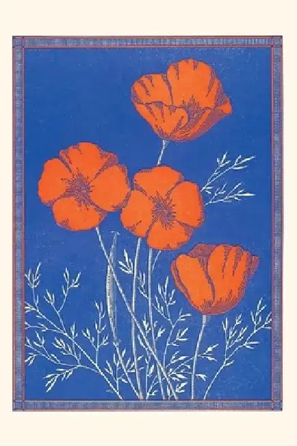 Vintage Journal Popies by Found Image Press