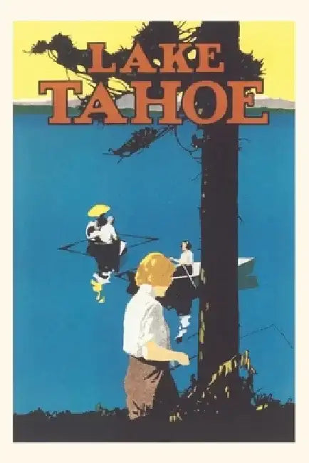 Vintage Journal Lake Tahoe Poster by Found Image Press