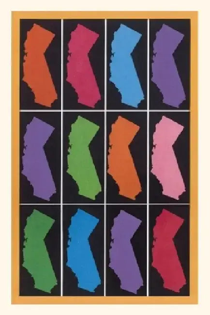 Vintage Journal California Shapes by Found Image Press