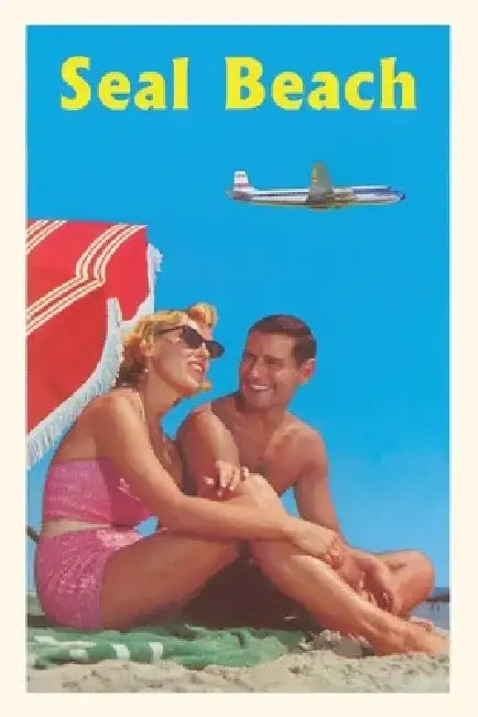 Vintage Journal Couple at Seal Beach by Found Image Press