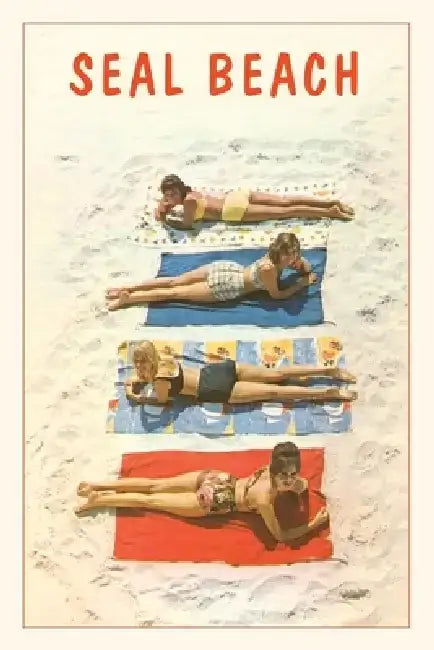 Vintage Journal Seal Beach Bathing Beauties by Found Image Press