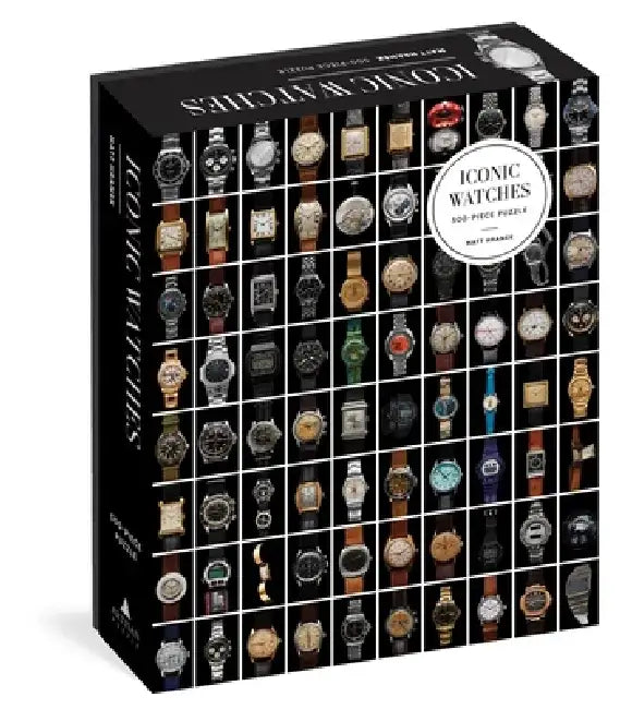 Iconic Watches 500-Piece Puzzle by Matt Hranek