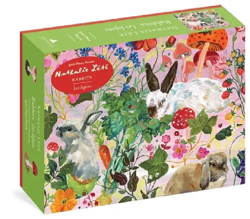 Nathalie Lete Rabbits 500-Piece Puzzle by Nathalie Lete