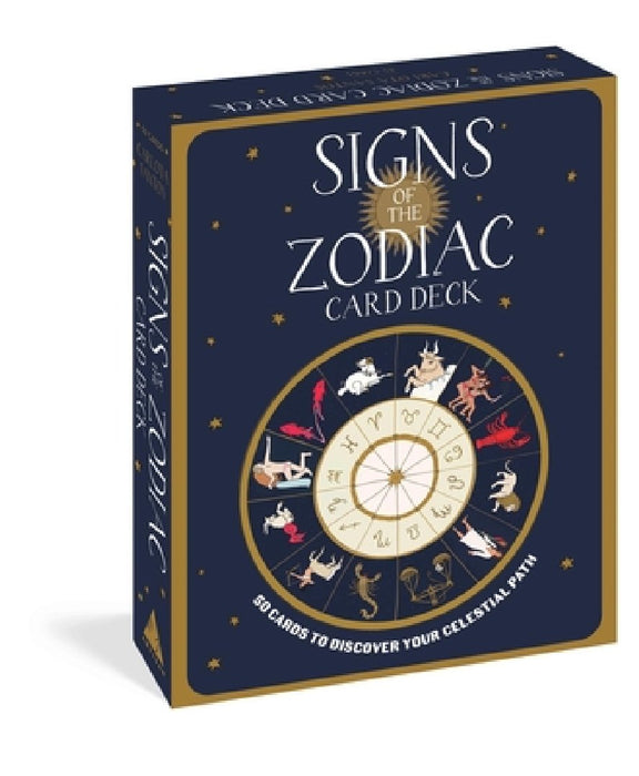 Signs of the Zodiac Card Deck: 50 Cards to Live a Celestial Life