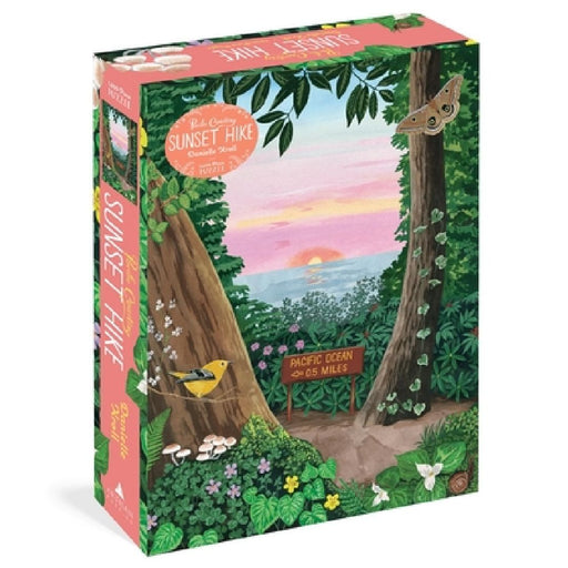 Pacific Coasting: Sunset Hike 1,000-Piece Puzzle by Danielle Kroll