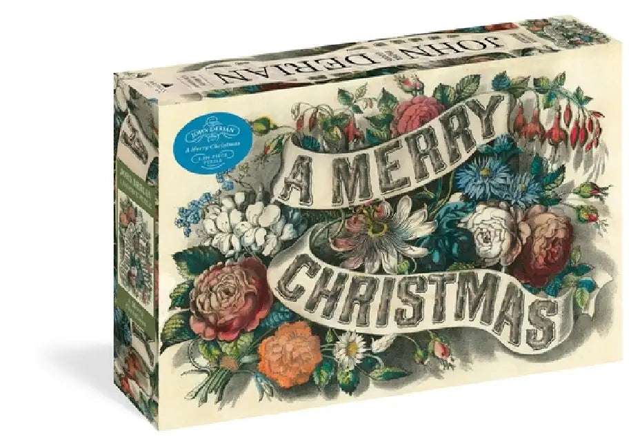 John Derian Paper Goods: Merry Christmas 1,000-Piece Puzzle by John Derian