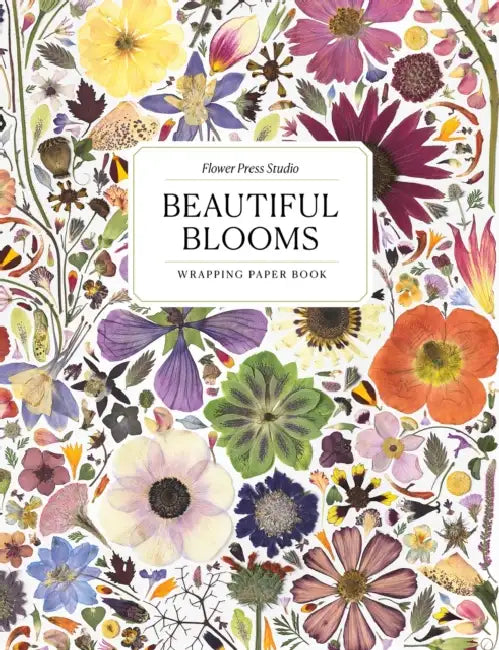 Beautiful Blooms Wrapping Paper Book by Rachel Parri, Keith Kralik