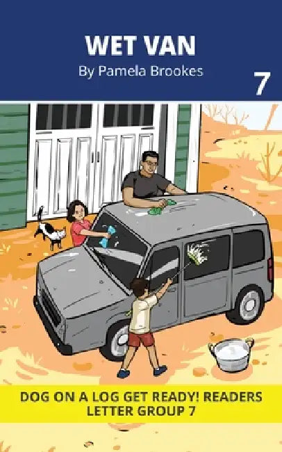 Wet Van: Decodable Readers for Learning Letters and Reading Words. For Early, Emergent Readers and Students with Dyslexia. (Reader 7 Introduces Letter by Pamela Brookes, Nancy Mather, Doan Trang