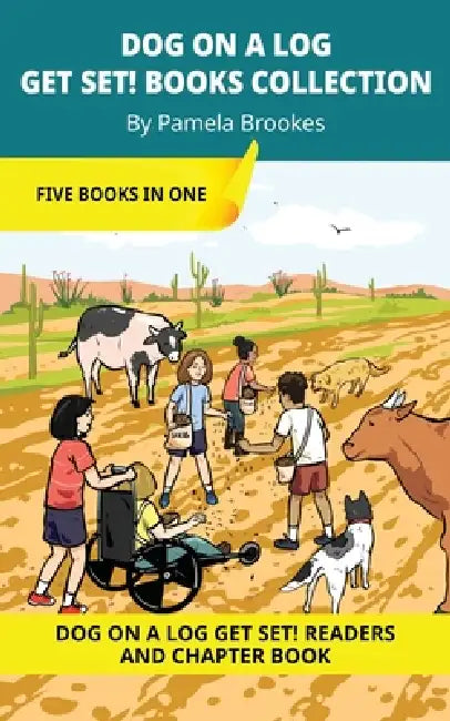 DOG ON A LOG Get Set! Books Collection: Decodable Series for Learning to Read. For Early Readers and Students with Dyslexia. (Words with Three Letters by Pamela Brookes, Brenda Hanna M. Ed, Doan Trang