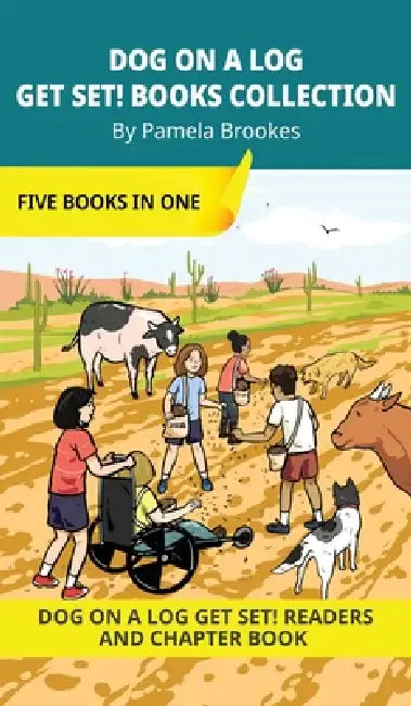 DOG ON A LOG Get Set! Books Collection: Decodable Series for Learning to Read. For Early Readers and Students with Dyslexia. (Words with Three Letters by Pamela Brookes, Brenda Hanna M. Ed, Doan Trang