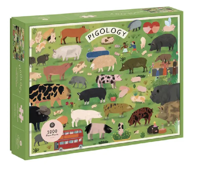 Pigology: 1000 Piece Puzzle by Camilla Pintonato
